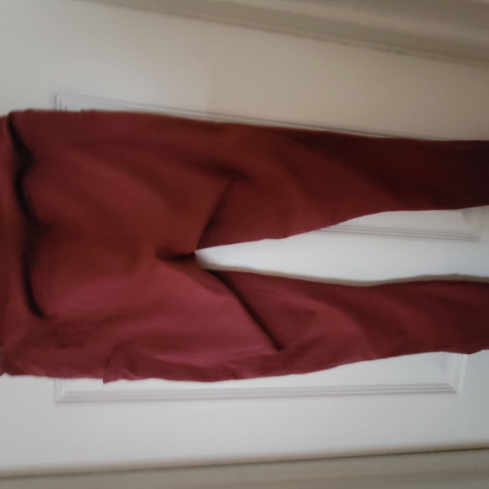 Women's Burgundy Leggings
